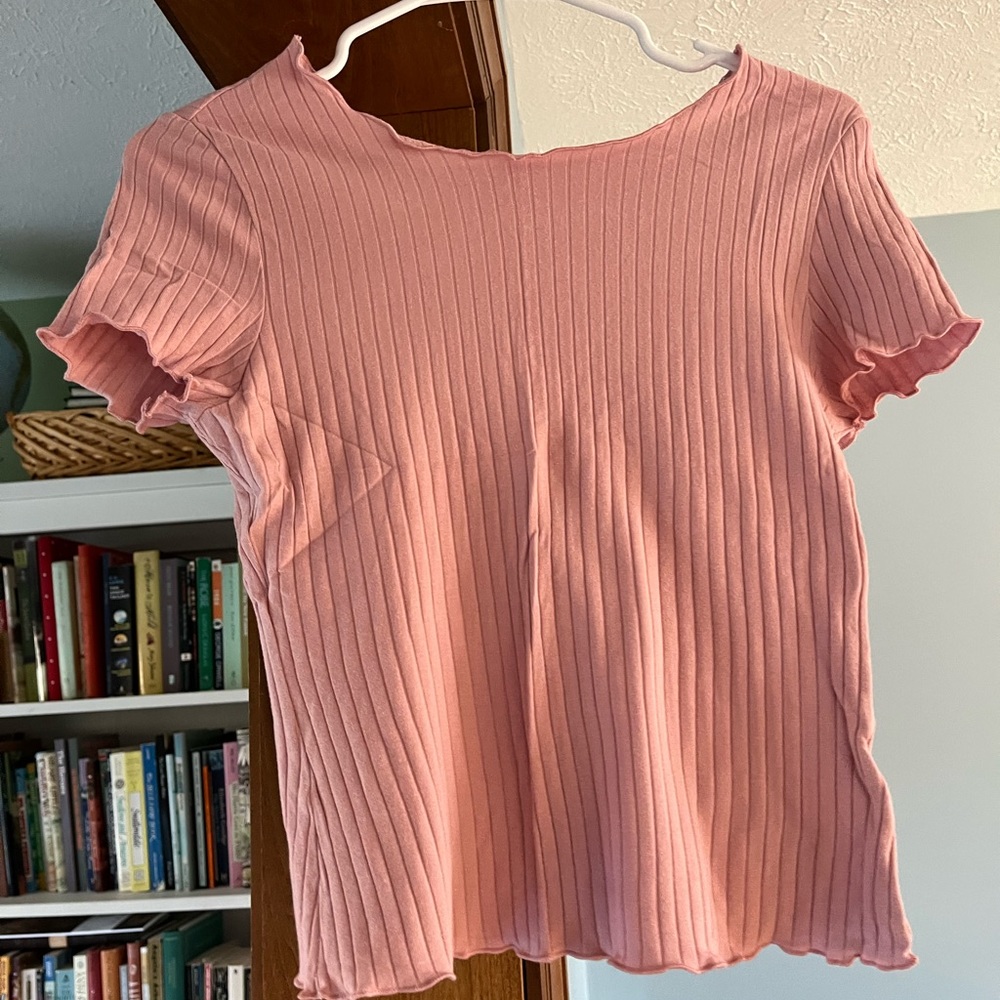 Pink baby t